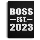 Boss Established EST. 2023 - Canvas Portrait