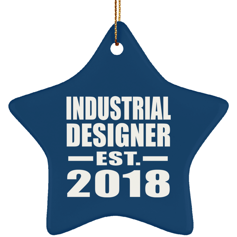 Industrial Designer Established EST. 2018 - Star Ornament