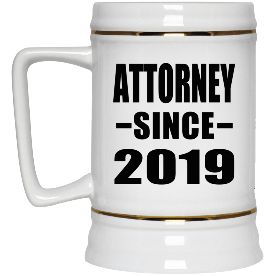 Attorney Since 2019 - Beer Stein
