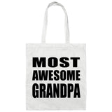 Most Awesome Grandpa - Tote Bag White