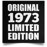 51st Birthday Original 1973 Limited Edition - Poster Square