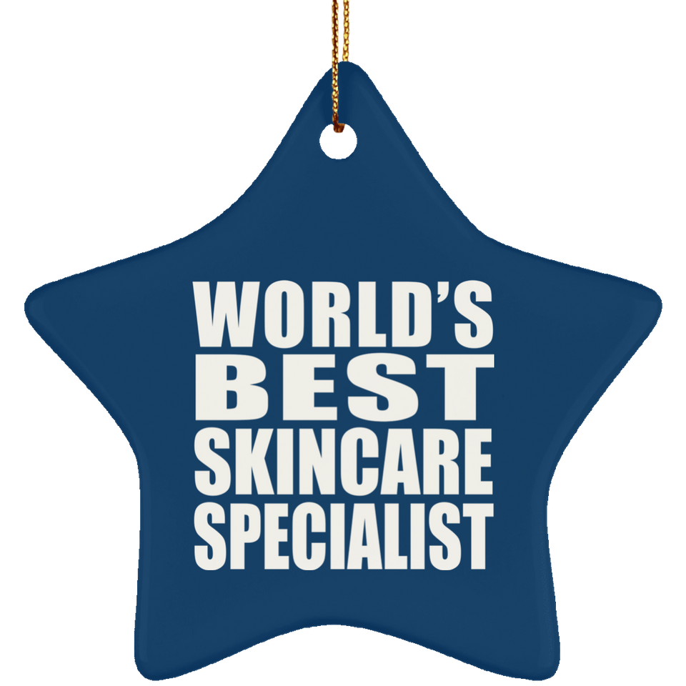 World's Best Skincare Specialist - Star Ornament