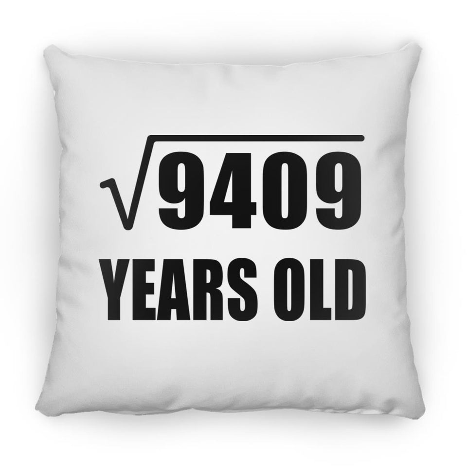 97th Birthday Square Root of 9409 Years Old - Throw Pillow