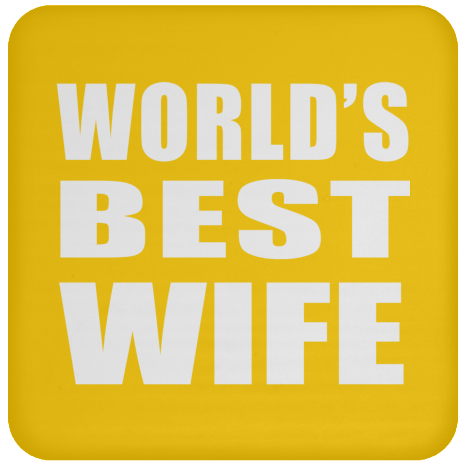 World's Best Wife - Drink Coaster