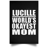 Lucille World's Okayest Mom - Poster Portrait