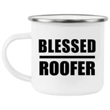 Blessed Roofer - 12oz Camping Mug