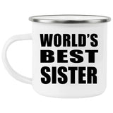 World's Best Sister - 12oz Camping Mug