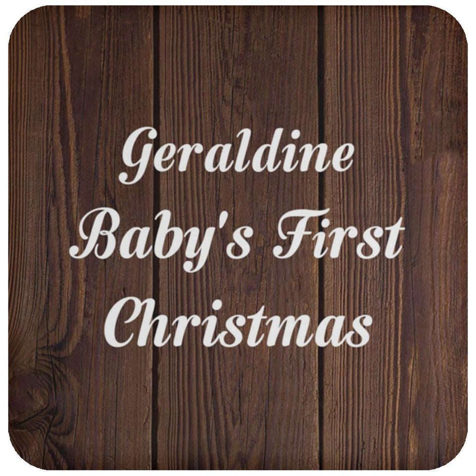 Geraldine Baby's First Christmas - Drink Coaster D