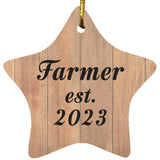 Farmer Established Est. 2023 - Star Ornament C