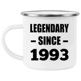 31st Birthday Legendary Since 1993 - 12oz Camping Mug
