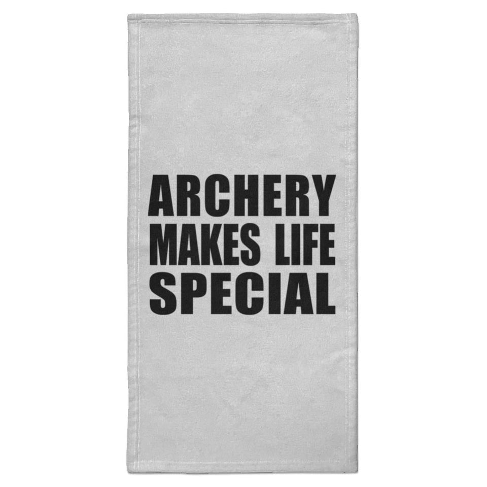 Archery Makes Life Special - Hand Towel