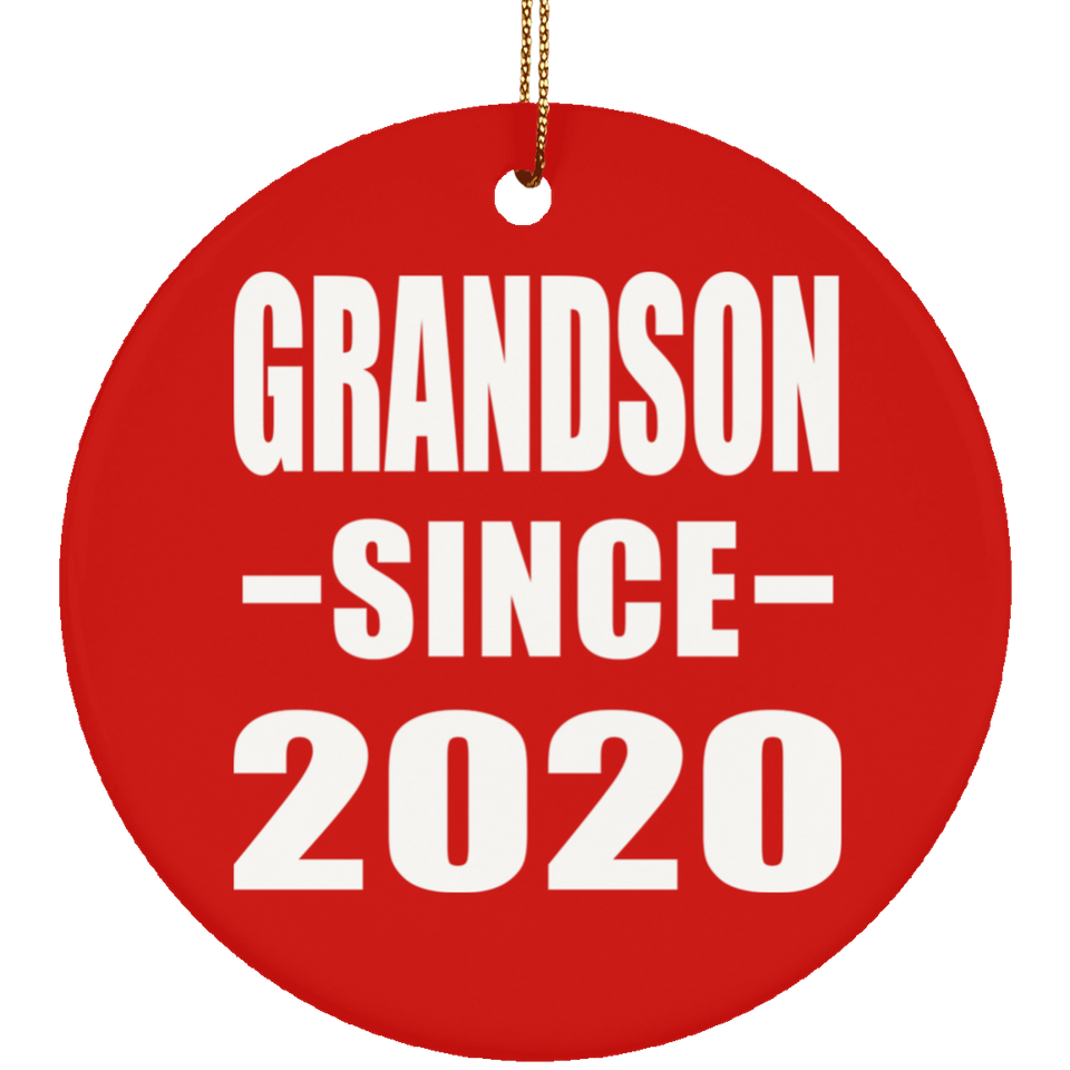 Grandson Since 2020 - Circle Ornament