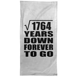 42nd Anniversary Square Root of 1764 Years Down Forever To Go - Hand Towel