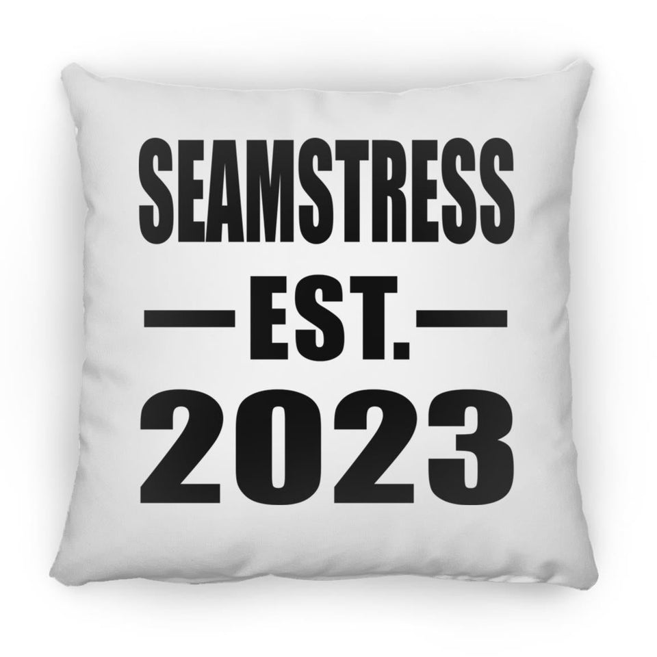 Seamstress Established EST. 2023 - Throw Pillow