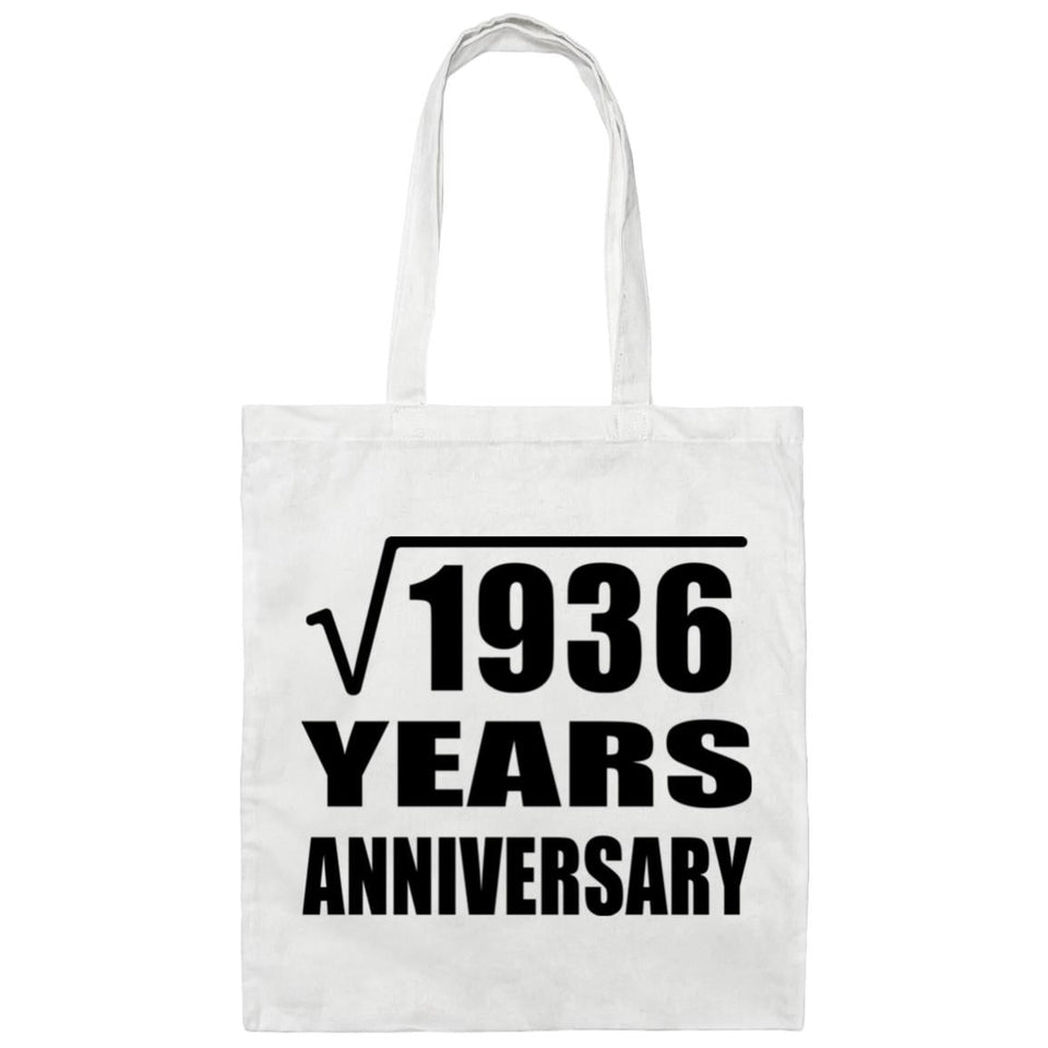 44th Anniversary Square Root of 1936 Years Anniversary - Tote Bag White