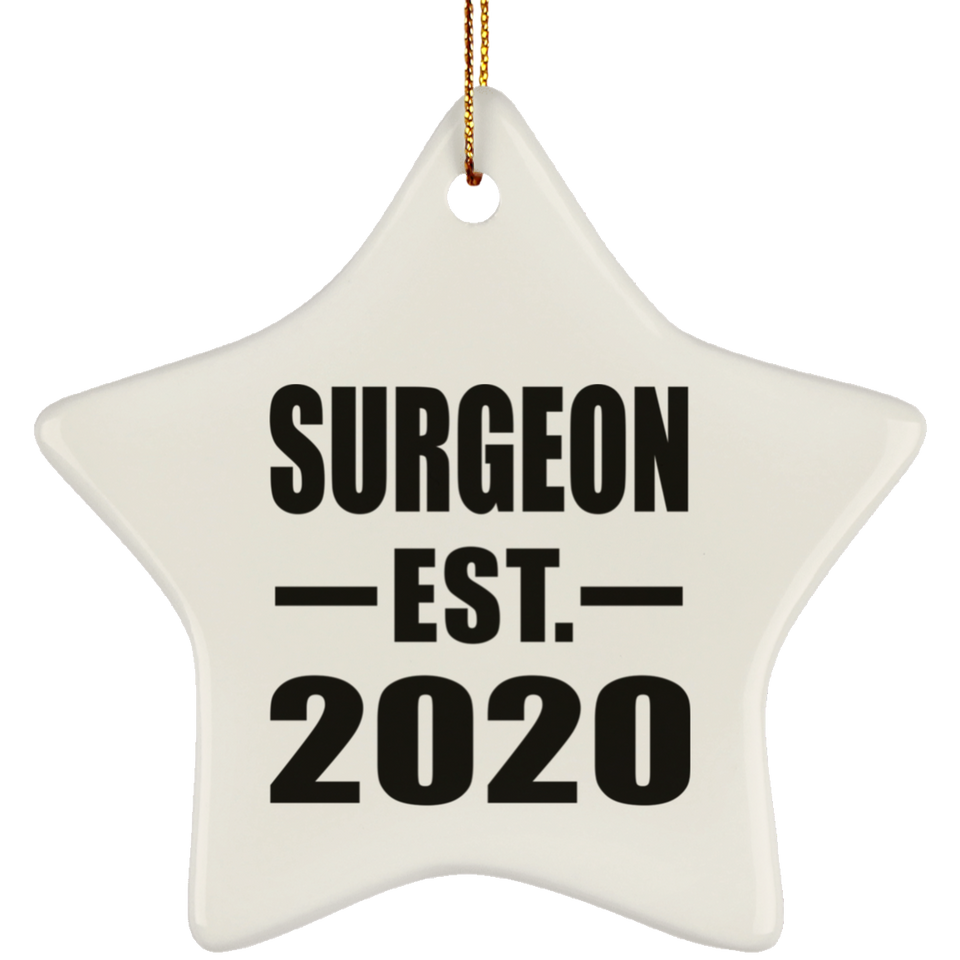 Surgeon Established EST. 2020 - Star Ornament