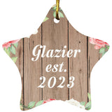 Glazier Established Est. 2023 - Star Ornament B