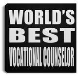 World's Best Vocational Counselor - Canvas Square