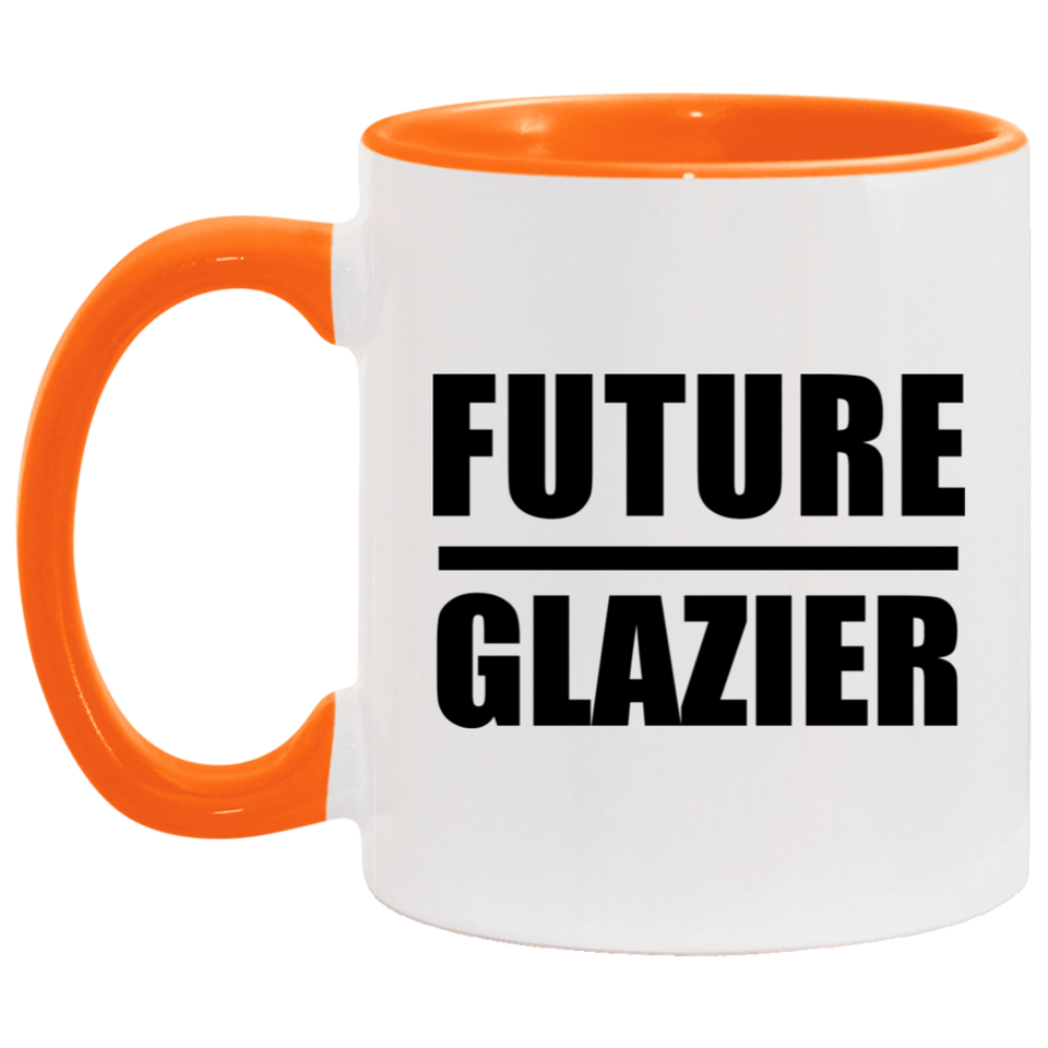 Future Glazier - 11oz Accent Mug Orange