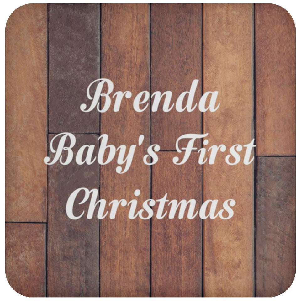 Brenda Baby's First Christmas - Drink Coaster E