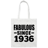 88th Birthday Fabulous Since 1936 - Tote Bag White