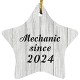 Mechanic Since 2024 - Star Ornament F