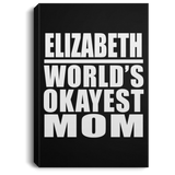 Elizabeth World's Okayest Mom - Canvas Portrait