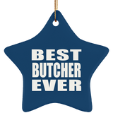Best Butcher Ever - Star Ornament
