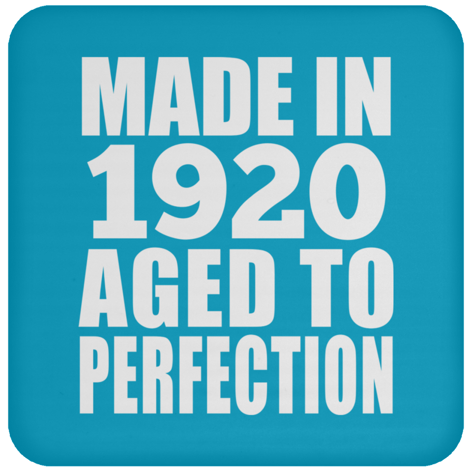 104th Birthday Made In 1920 Aged to Perfection - Drink Coaster