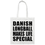 Danish Longball Makes Life Special - Tote Bag White