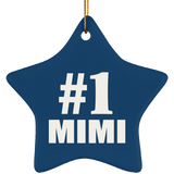 Number One #1 Mimi - Star Ornament