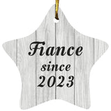 Fiance Since 2023 - Star Ornament F