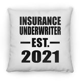 Insurance Underwriter Established EST. 2021 - Throw Pillow
