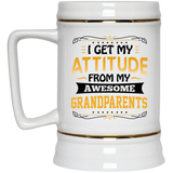 I Get My Attitude From My Awesome Grandparents - Beer Stein