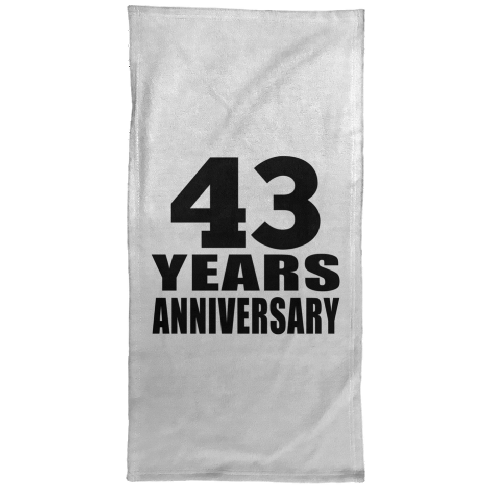 43rd Anniversary 43 Years Anniversary - Hand Towel