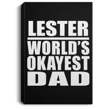Lester World's Okayest Dad - Canvas Portrait