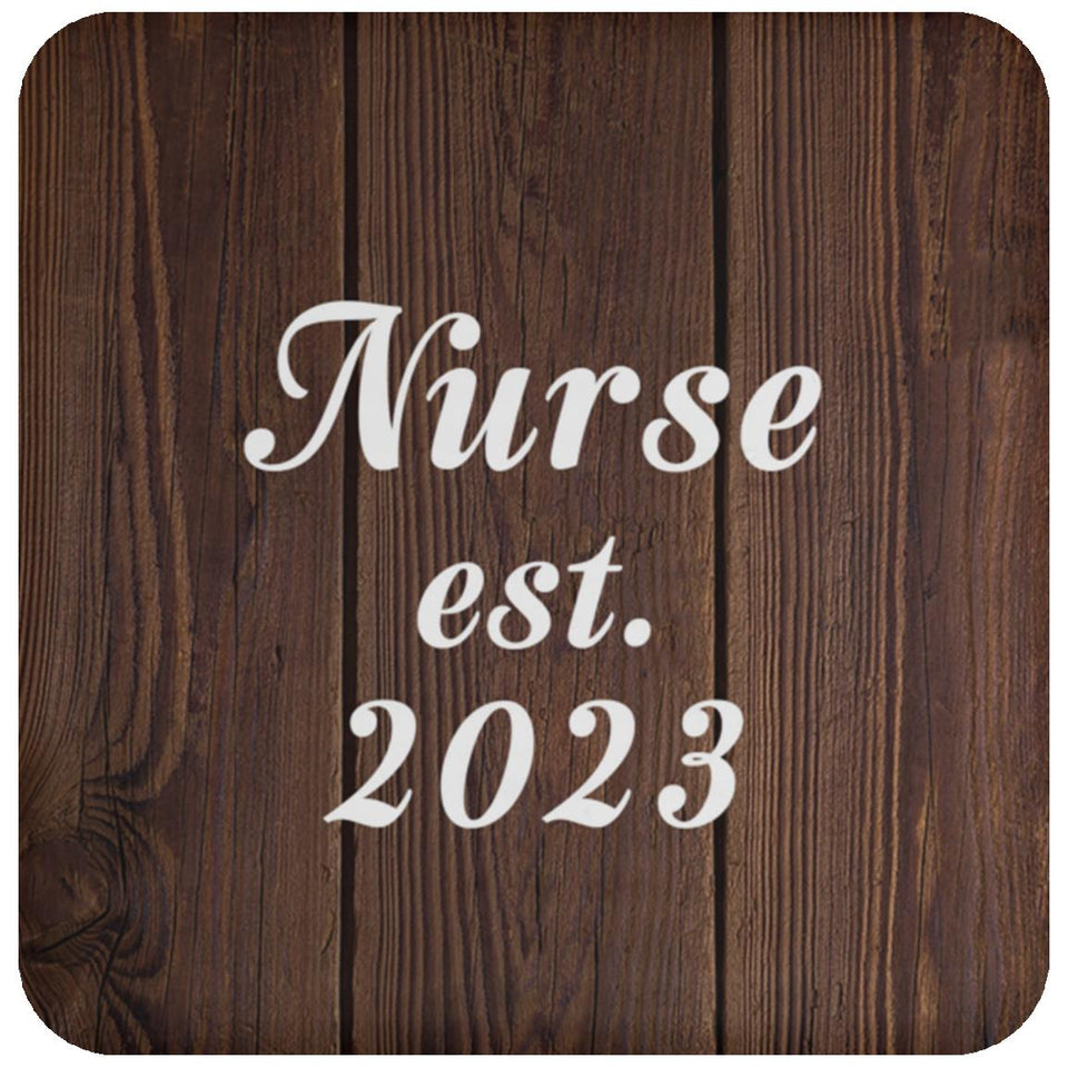 Nurse Established EST. 2023 - Drink Coaster D