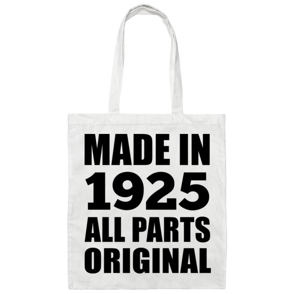 99th Birthday Made in 1925 All Parts Original - Tote Bag White