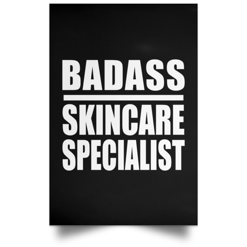 Badass Skincare Specialist - Poster Portrait