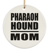 Pharaoh Hound Mom - Circle Ornament