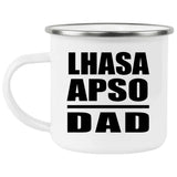 Lhasa Apso Dad - 12oz Camping Mug