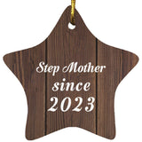 Step Mother Since 2023 - Star Ornament D