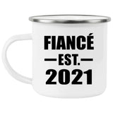 Fiance Established EST. 2021 - 12oz Camping Mug