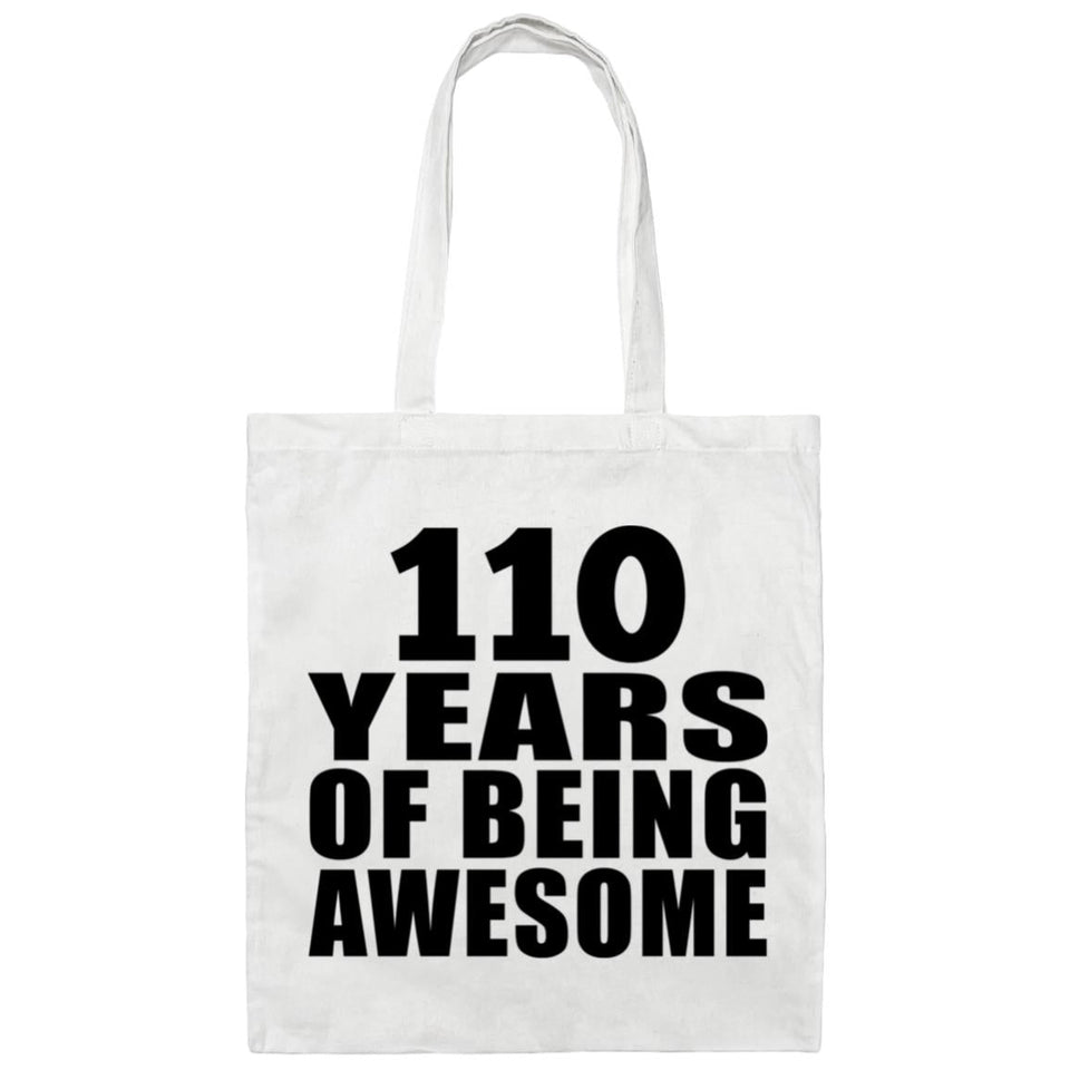 110th Birthday 110 Years Of Being Awesome - Tote Bag White