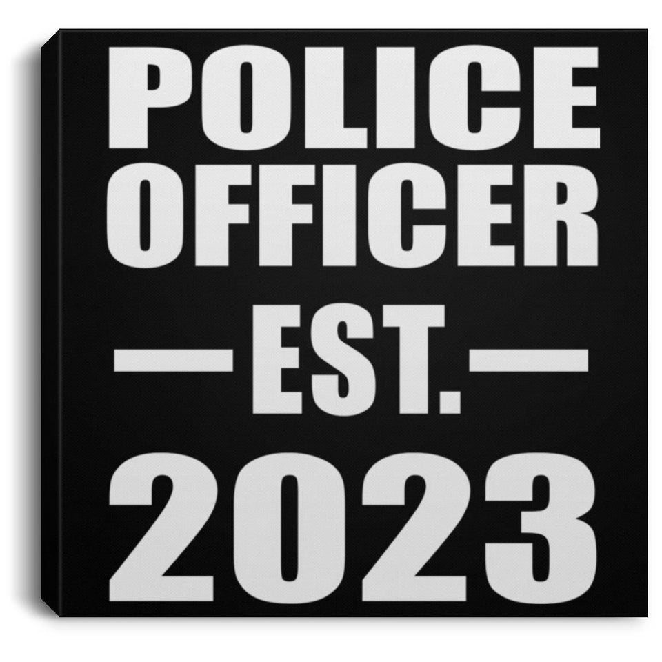 Police Officer Established EST. 2023 - Canvas Square