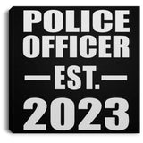 Police Officer Established EST. 2023 - Canvas Square
