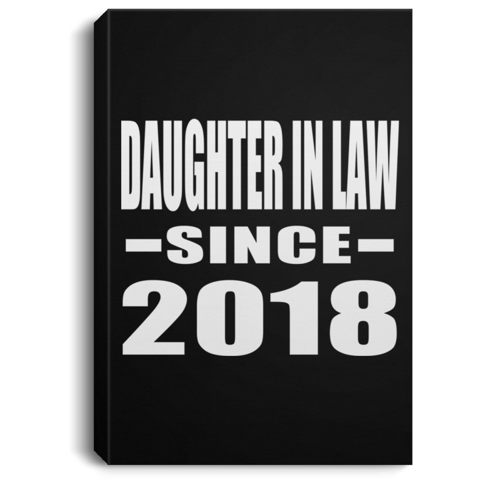 Daughter In Law Since 2018 - Canvas Portrait