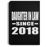Daughter In Law Since 2018 - Canvas Portrait