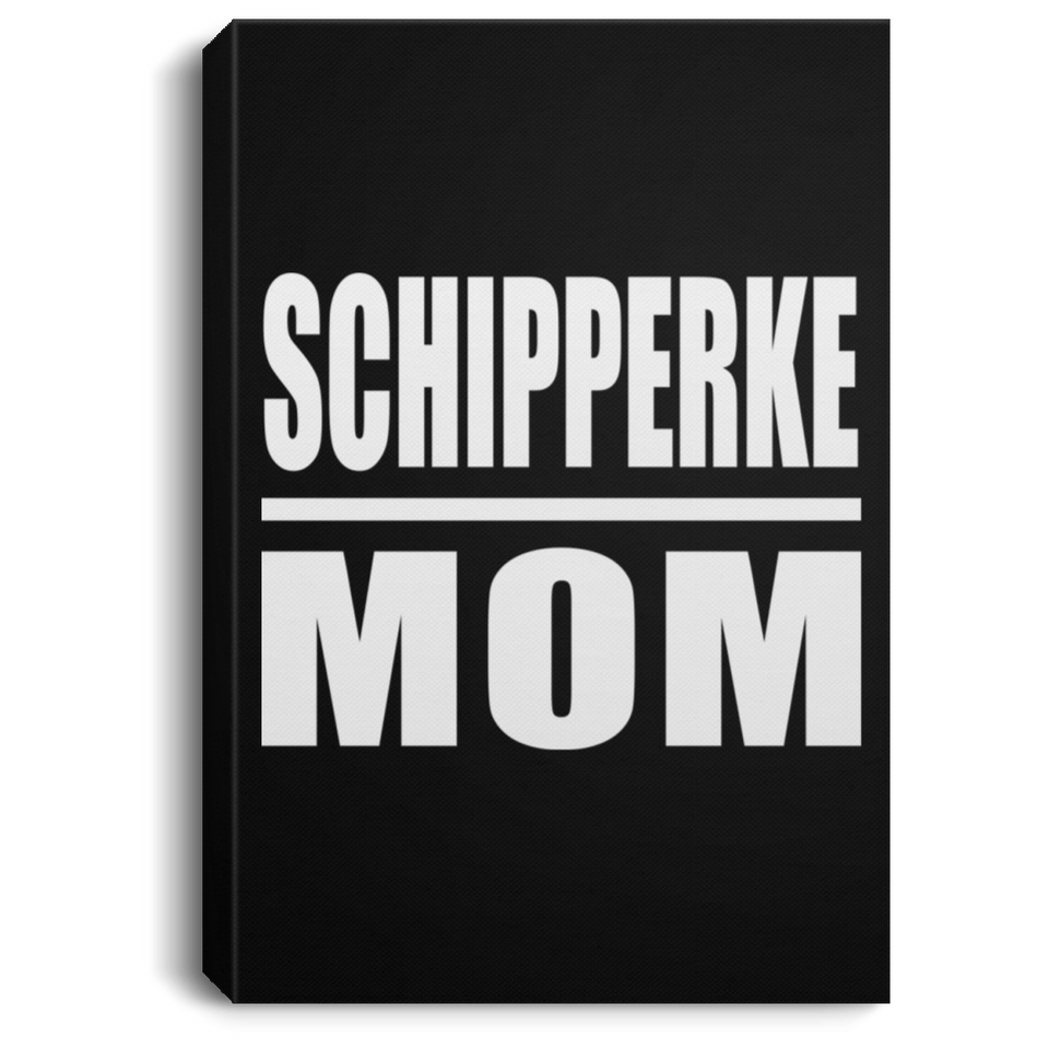 Schipperke Mom - Canvas Portrait