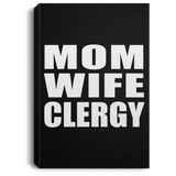 Mom Wife Clergy - Canvas Portrait